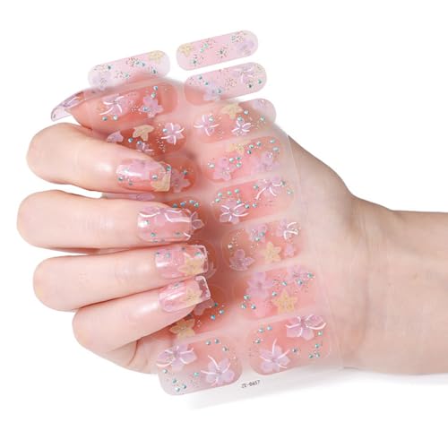 Nails Art Sticker Nails Polish Sticker Christmas Gels Strips Polish Strips Art Decortions Christmas Gels Nail von ZEPFJHE
