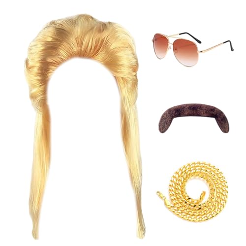 Naturalhaarersatz Cosplay Kostüm Perücken Synthetisches Haar Lang Lockig Für Frauen Und Mädchen Haltbarkeit Synthetic von ZEPFJHE