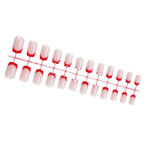 Quadratische Nägel, künstliche Nägel, zum Aufkleben, für Damen und Mädchen, quadratisch von ZEPFJHE