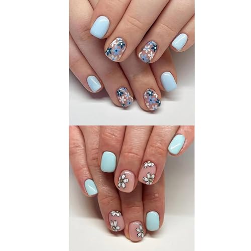 Quadratische künstliche Nägel, zum Aufdrücken, künstliche Acrylkleber, Designs, französische Spitzen, Acrylkleber, Nägel für Frauen, transparent, 48 Stück Quadratische künstliche Nägel, zum Aufdrücken, künstliche Acrylkleber, Designs, französische Spitzen, Acrylkleber, Nägel für Frauen, transparent, 48 Stück von ZEPFJHE