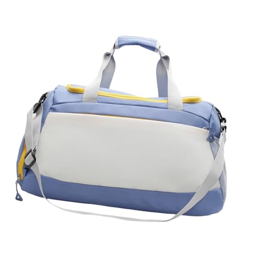 Reisetasche für Damen, Fitnesstasche mit Nass- und Trockentrennung, Übernachtung, Wochenenden, Training, Sport, Training, Fitnessstudio, große Kapazität, Reisegepäck, Fitnessgepäck, blau, Mass Beauty Reisetasche für Damen, Fitnesstasche mit Nass- und Trockentrennung, Übernachtung, Wochenenden, Training, Sport, Training, Fitnessstudio, große Kapazität, Reisegepäck, Fitnessgepäck, blau, Mass Beauty von ZEPFJHE