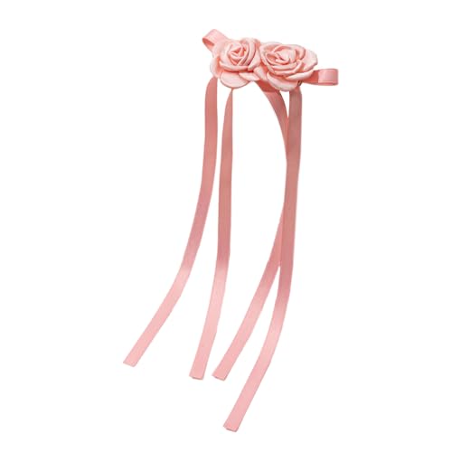 Ribbon Bowknot Haare Clip Insstyle Haarnadel Mädchen Haare Barrettes Haar Bögen Weibliche Pferdeschwanzhaar Dekore von ZEPFJHE