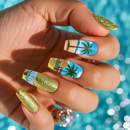 Sarg-Nägel zum Aufdrücken, glänzend, zum Aufkleben, in 12 Größen, 24 Stück, französische Spitzen für Kunstdekorationen, Acrylkleber, Nägel für Frauen, transparent Sarg-Nägel zum Aufdrücken, glänzend, zum Aufkleben, in 12 Größen, 24 Stück, französische Spitzen für Kunstdekorationen, Acrylkleber, Nägel für Frauen, transparent von ZEPFJHE