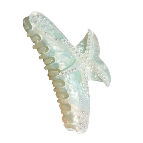 Spritzer Strasssteine Akzentuiert Haarclip Mit Detail Acrylhaarklaue Für Hochsteckfrisuren Und Spezialanlässe Styling Strassstarfishes Accessoire von ZEPFJHE