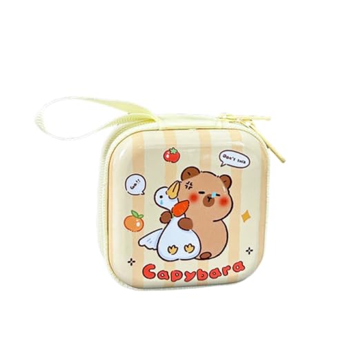 Stilvolle Capybara-Designs Blech-Münzbeutel, praktische und Kleingeldtasche, Aufbewahrungskoffer für kleine Gegenstände, 01style von ZEPFJHE