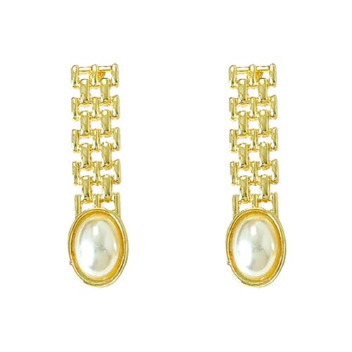 Stilvolle Perlen Ohrringe Exquisite Ohrringe Modische Ohrhörer Schmuck Legierungs Textur Ohrohrstecker Für Multifunktionale Styling Moderne Accessoires Für Frauen von ZEPFJHE