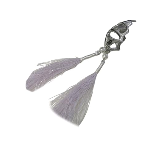 Stilvolle Quasten, kein Piercing, Ohrclip, bequeme Manschette, Legierung, Textur, Verzierungen für jugendliche Frauen, elegante Quasten-Ohrringe, Einheitsgröße, Wie beschrieben, Wie beschrieben von ZEPFJHE