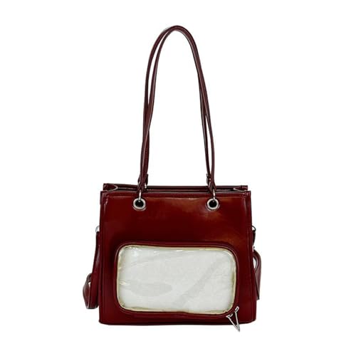 Transparente Messengers Bag Fashion Itabag Schulter Crossbody Anime Display Satchel Handtasche Für Frauen Mädchen Geschenke Transparent Messenger von ZEPFJHE