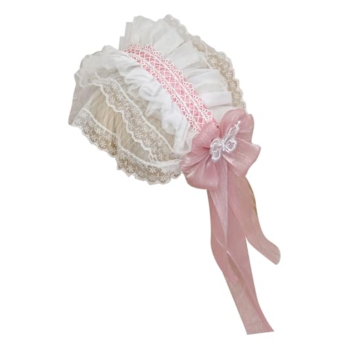 Trendiges Haarband mit Schleifen, jugendliches Haarband, stilvolle tägliche Abnutzung, Stirnbänder, modisches Spitzen-Haar-Accessoire, Lolitas, Kopfbedeckung für Damen von ZEPFJHE