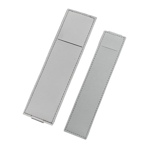 ZEPFJHE 2pcs Lederbleistifthülle Mit Verstellbaren Elastizbändern Notebook Bleistifthülle Stiftbeutel Für Hardcover Journal Ordner Stift Speicher Band von ZEPFJHE
