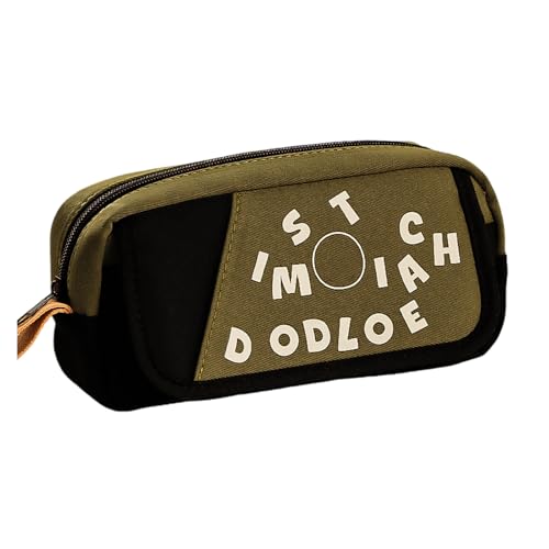 ZEPFJHE Bleistift Bleistift Tragbare Reisestifte Beutel Mit Mehreren Fächern Pen Organisator Für Schullieferungen Vintage Große Kapazitätsstifte Fall von ZEPFJHE