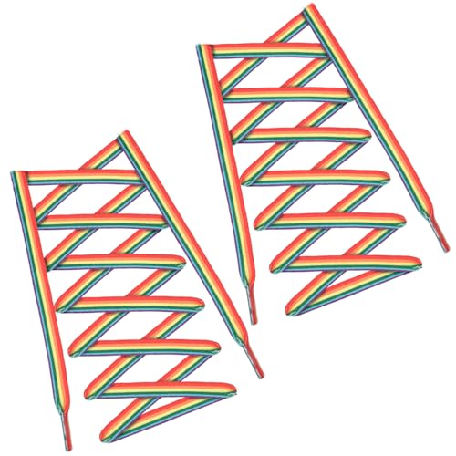 ZEPFJHE Bunte Schnürsenkel, 120 cm lang, verstellbare Schnürsenkel für Erwachsene, Kinder, Turnschuhe, Laufschuhe, Schuhe, Zubehör, Schnürsenkel, Sechs farbige Linien, Einheitsgröße ZEPFJHE Bunte Schnürsenkel, 120 cm lang, verstellbare Schnürsenkel für Erwachsene, Kinder, Turnschuhe, Laufschuhe, Schuhe, Zubehör, Schnürsenkel, Sechs farbige Linien, Einheitsgröße von ZEPFJHE