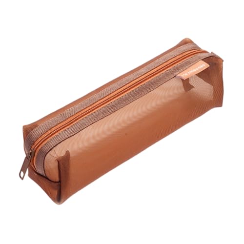 ZEPFJHE Clear Pencil Case Simple Pen Bag School Organisatoren Für Radiergummis Marker Schere Aufbewahrung Box Tragbar Einfach Einfach von ZEPFJHE