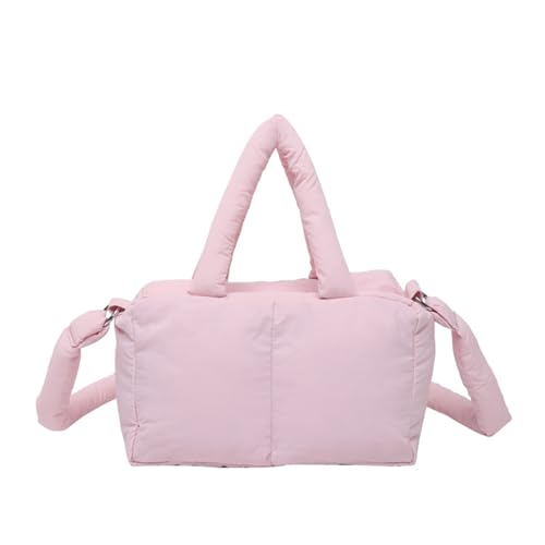 ZEPFJHE Damen Messenger-Tasche mit großem Fassungsvermögen, gesteppte Schultertasche, Puffer-Handtasche, All-Matching-Crossbody, stilvolle Geldbörse, Damen-Umhängetasche, gesteppte Handtasche, B, One von ZEPFJHE