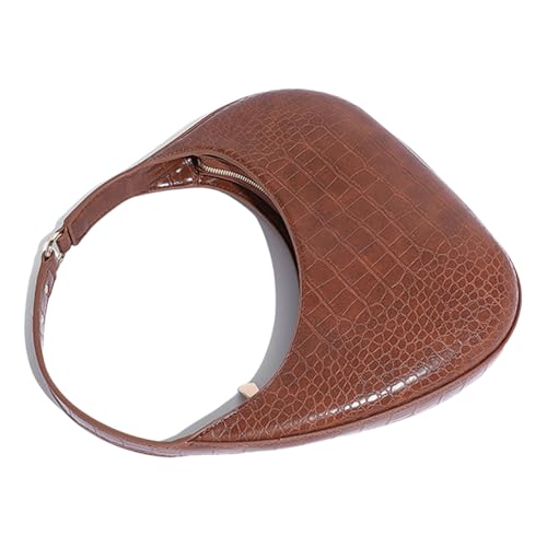 ZEPFJHE Damen Tasche Achseltasche PU Leder Schulter Herbst Winter Achsel Handtasche und Geldbörse All-Matching Shopping Frauen PU Leder Schulter Herbst Winter Achsel Handtasche und Geldbörse, braun von ZEPFJHE
