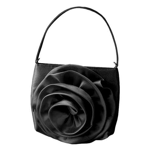 ZEPFJHE Elegante Abendtasche Mit Kette Für Frauen Stilvolle Umhängetaschen Blumenhandtasche Für Brautjungfern Und Besondere Anlässe Brautjungferntasche von ZEPFJHE