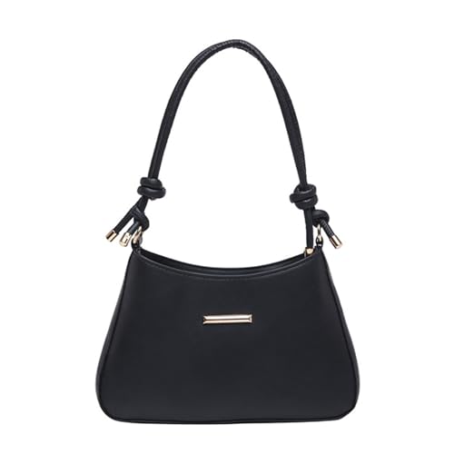 ZEPFJHE Elegante Schultertasche aus PU-Leder, Achsel-Geldbörse, lässige Handtasche für Damen, die einen modischen Look suchen, Unterarmtasche aus PU-Leder, Schwarz , One Size ZEPFJHE Elegante Schultertasche aus PU-Leder, Achsel-Geldbörse, lässige Handtasche für Damen, die einen modischen Look suchen, Unterarmtasche aus PU-Leder, Schwarz , One Size von ZEPFJHE