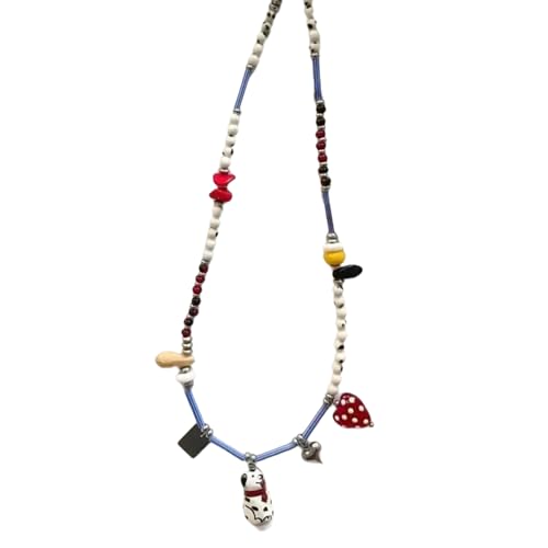 ZEPFJHE Eleganter Welpen- und Katzen-Anhänger, zarter Schmuck, Halskette mit schönen Haustier-Anhängern, stilvoller Halsschmuck, Geschenk für Haustierbesitzer, Einheitsgröße, Wie beschrieben, Wie von ZEPFJHE
