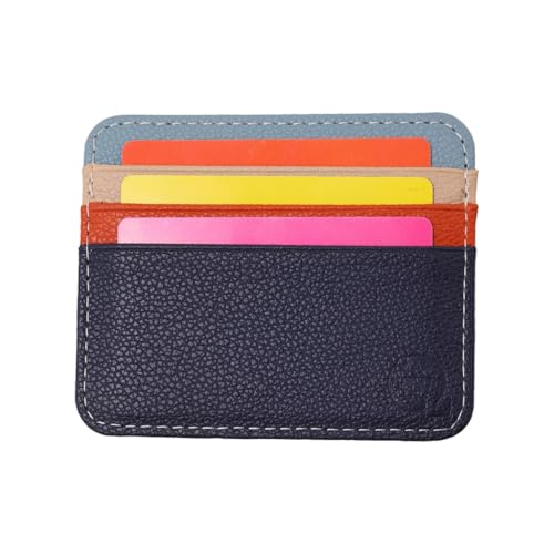 ZEPFJHE Elegantes Kartenetui aus Leder, funktionale und modische Münzbörse, kompakte organisierte Geldbörse für den täglichen Gebrauch, farbe von ZEPFJHE