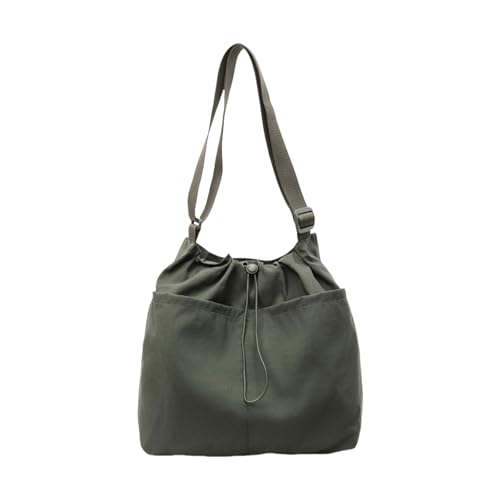 ZEPFJHE Ergonomische Damen Crossbody Tasche Für Arbeitsreise Und Einkaufen Leichte Umhängetaschen Kordelschnur Nylon Satchel Geldbeutel Arbeitstasche Professionelle Frauen von ZEPFJHE