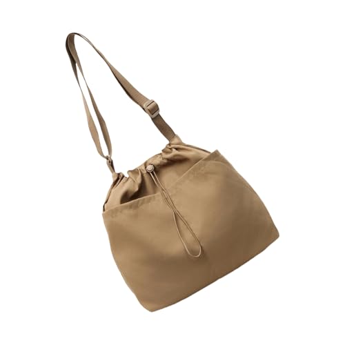 ZEPFJHE Ergonomische Damen Crossbody Tasche Für Arbeitsreise Und Einkaufen Leichte Umhängetaschen Kordelschnur Nylon Satchel Geldbeutel Arbeitstasche Professionelle Frauen von ZEPFJHE