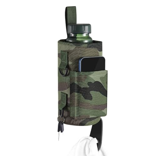 ZEPFJHE Fitness Water Flaschenbag 900d Oxford Stoff Mit Verstellbarem Riemen Und Mehreren Taschen Magnetflaschenhalter von ZEPFJHE