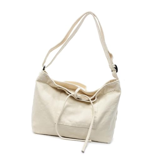 ZEPFJHE Frauen Bag Canvas Crossbody Große Kapazität Schulter Shopping School Trendy Messenger Für Alltägliche Leinwand Crossbody Für Frauen Große Kapazität Schulterschule School von ZEPFJHE