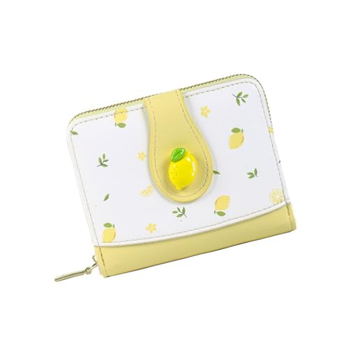 ZEPFJHE Frauen Brieftasche Einfache Bifolds Brieftaschen PU Leder Geldbeutel Dünne Kurze Brieftasche Kleine Bifolds Geldkartenhalter Beutel Kompakte Geldbörsen Für Frauen von ZEPFJHE