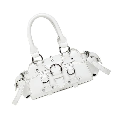 ZEPFJHE Frauen Mode Handtasche Pendeltasche Punkstile Schulter Top PU Leder Crossbod von ZEPFJHE