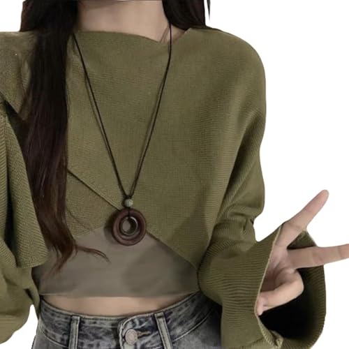 ZEPFJHE Handwerkliche Keramik Schmuck Schmuck Verstellbare Baumwollkabel Halskette Vintage Geschenk Für Frauen Leichtes Design Verstellbarer Anhänger Halskette von ZEPFJHE