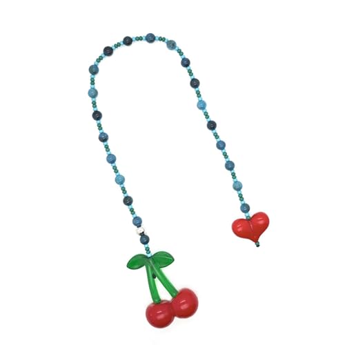 ZEPFJHE Handykette mit süßen Früchten, Herzen, Acryl, leicht, Accessoire, Schmuck für Frauen und Mädchen, Acryl von ZEPFJHE