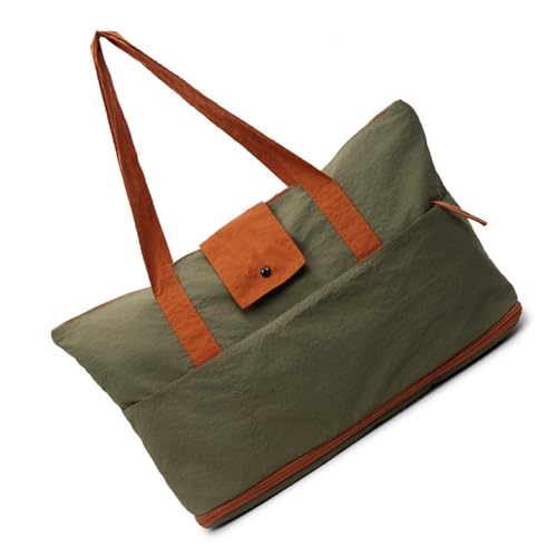 ZEPFJHE Hoboes Damen-Handtasche, PU-Leder, Schultertasche, mit Reißverschluss, lässige Crossbody-Tasche mit abnehmbarer Kette, Geschenke, Kaffeebraun von ZEPFJHE