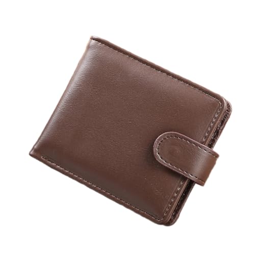 ZEPFJHE Kartenhalter Multi Slot Kartenetui Pocket Wallet PU Münzbörse Bargeldhalter Kreditkarte Vintage Geldbörse, coffee von ZEPFJHE