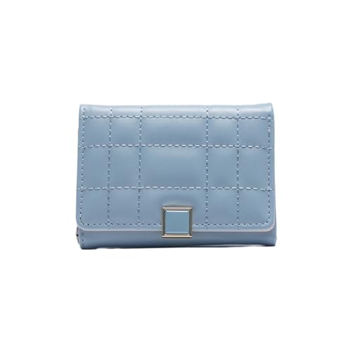 ZEPFJHE Kompakt und Geldbörse mit mehreren Kartenfächern, praktisch für Damen und Mädchen, blau von ZEPFJHE