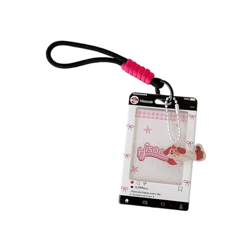 ZEPFJHE Koreanisch Beliebte Photokardinhaber Schlüsselbadhalter Mit Keychain Student Bus Card Anhänger Keyring Für Schulpraxis ID Kartenhalter Beschützer von ZEPFJHE