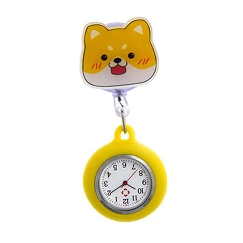 ZEPFJHE Krankenschwester Uhren Mit Clip On Und Einziehbares Design Für Bequeme Gebrauchsnutzung Krankenschwestern Und Ärzte Professionelle Taschenuhr Hospital Professional Watch von ZEPFJHE