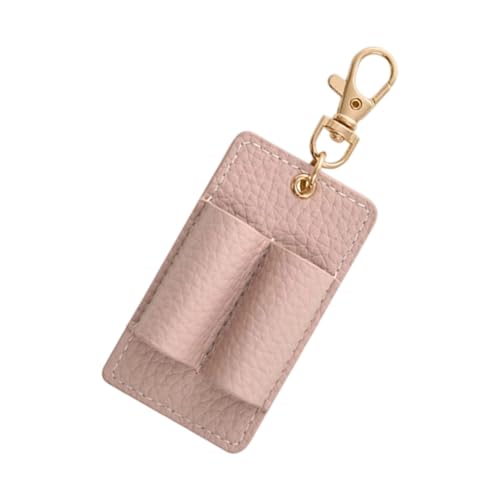 ZEPFJHE Leder-Stift-Clip-Halter, Doppelschlitze, Stifthalter, Reise-Organizer, Schlüsselanhänger für Notizbuch, Tagebücher, Rucksäcke, Lederclip, Bürobedarf, B von ZEPFJHE