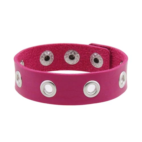 ZEPFJHE Lederarmband, Handschmuck, Gothic-Schmuck, stilvolles, einzigartiges Lederband für Damen, Herren, Gothic-Paar, Einheitsgröße, Wie beschrieben von ZEPFJHE