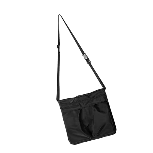 ZEPFJHE Leichte und praktische Nylontasche für Damen und Herren, Schultertaschen für lässige Outfits, verschiedene Anlässe im Jahr 2025, modische Studentententasche, Schwarz , One Size ZEPFJHE Leichte und praktische Nylontasche für Damen und Herren, Schultertaschen für lässige Outfits, verschiedene Anlässe im Jahr 2025, modische Studentententasche, Schwarz , One Size von ZEPFJHE