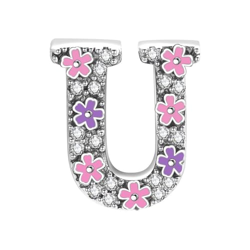 ZEPFJHE Mehrzweck-Buchstaben-Anhänger mit funkelnden Edelsteinen, geeignet zum Personalisieren von Geschenken und handgefertigten Bastelbedarf, Einheitsgröße, Wie beschrieben, Wie beschrieben von ZEPFJHE