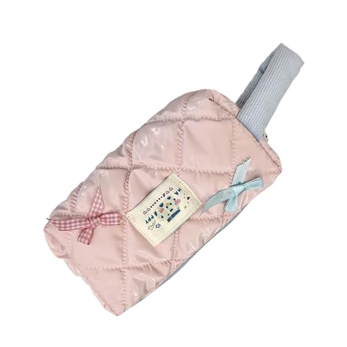 ZEPFJHE Schöne Bögen Bleistift Gehäuse Ästhetischer Stiftkoffer Cartoon Bleistift Beutel Große Kapazität Stiftbeutel Make Up Taschen Schulleiter von ZEPFJHE
