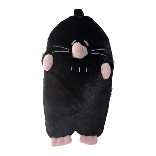 ZEPFJHE Schöne Tierstiftbeutel Plüschbeutel Cartoon Maulwurfsfall Stift Große Kapazität Organisatoren Make Up Schöne Cartoon Maulwurfsbeutel Travel Make Up von ZEPFJHE