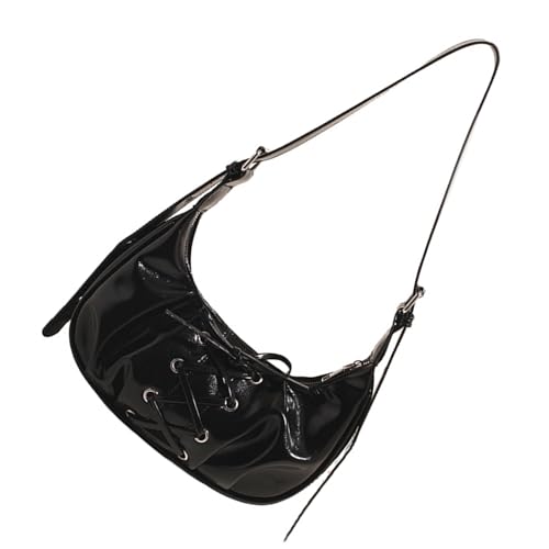 ZEPFJHE Schultertasche, Handtasche unter dem Arm, süße Clutches Geldbörse mit Reißverschluss, Satteltasche, Schultertaschen für Damen, Schultertaschen für Damen, Schwarz , One Size ZEPFJHE Schultertasche, Handtasche unter dem Arm, süße Clutches Geldbörse mit Reißverschluss, Satteltasche, Schultertaschen für Damen, Schultertaschen für Damen, Schwarz , One Size von ZEPFJHE