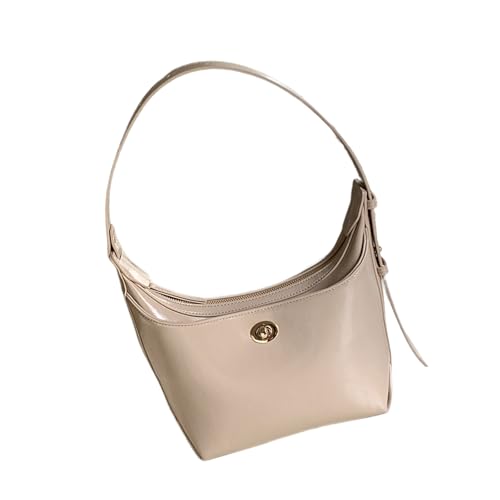ZEPFJHE Schultertasche für Damen, Abendtasche, Handtasche, PU-Leder, Unterarmtasche mit Reißverschluss, einfache Geldbörse, Handtasche, trendiger Unterarm, aprikose, One Size ZEPFJHE Schultertasche für Damen, Abendtasche, Handtasche, PU-Leder, Unterarmtasche mit Reißverschluss, einfache Geldbörse, Handtasche, trendiger Unterarm, aprikose, One Size von ZEPFJHE
