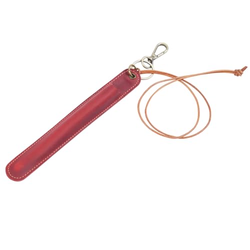 ZEPFJHE Schutzhülle für Einzelstifte, Ledertaschen, Füllfederhalter, Organizer, Hülle, Füllfedertasche, Leder-Stiftschutz, weinrot von ZEPFJHE