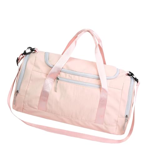 ZEPFJHE Sports Fitness Tasche Für Frauen Mädchen Reisen Reisetaschen Leichtes Gewicht An Wochenenden Wasserresistent Über Nacht Taschen Weekender Über Nacht von ZEPFJHE