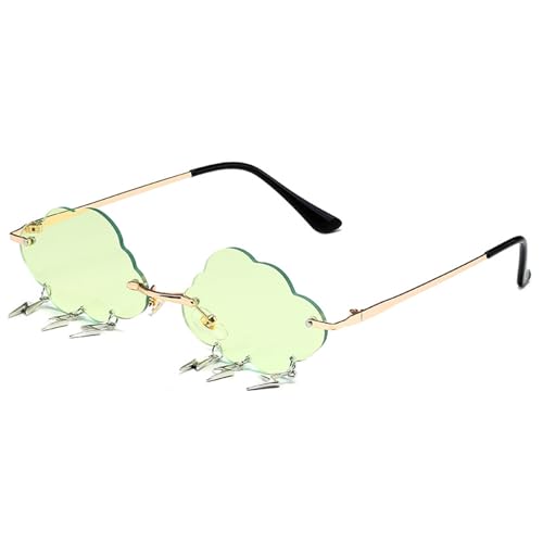 ZEPFJHE Stilvolle Coole Wolken Sonnenbrille Foto Requisiten Rahmenlose Schatten Trendsetters Cool Shades Kostüm ZEPFJHE Stilvolle Coole Wolken Sonnenbrille Foto Requisiten Rahmenlose Schatten Trendsetters Cool Shades Kostüm von ZEPFJHE