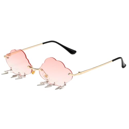 ZEPFJHE Stilvolle Coole Wolken Sonnenbrille Foto Requisiten Rahmenlose Schatten Trendsetters Cool Shades Kostüm ZEPFJHE Stilvolle Coole Wolken Sonnenbrille Foto Requisiten Rahmenlose Schatten Trendsetters Cool Shades Kostüm von ZEPFJHE