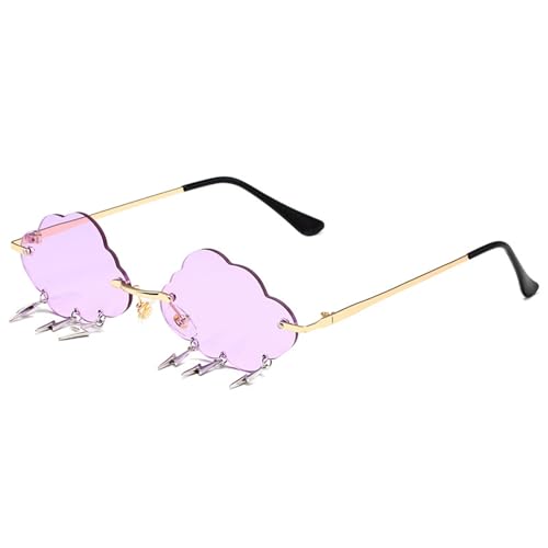 ZEPFJHE Stilvolle Coole Wolken Sonnenbrille Foto Requisiten Rahmenlose Schatten Trendsetters Cool Shades Kostüm ZEPFJHE Stilvolle Coole Wolken Sonnenbrille Foto Requisiten Rahmenlose Schatten Trendsetters Cool Shades Kostüm von ZEPFJHE