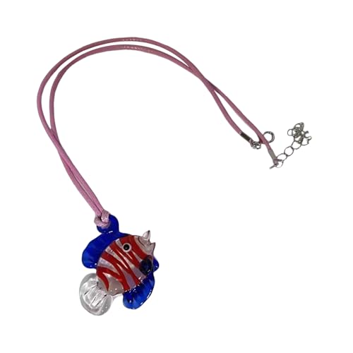 ZEPFJHE Stilvolle Halskette Fischform Anheize Halskette Einstellbare Länge Halskette Mode Neckschmuck Für Tägliche Und Partykleidung ZEPFJHE Stilvolle Halskette Fischform Anheize Halskette Einstellbare Länge Halskette Mode Neckschmuck Für Tägliche Und Partykleidung von ZEPFJHE